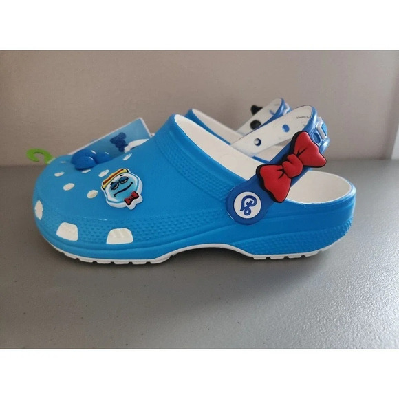 NEW Crocs x General Mills HALLOWEEN Boo Berry Classic Clog Size M4/W6 Monster - Picture 4 of 12